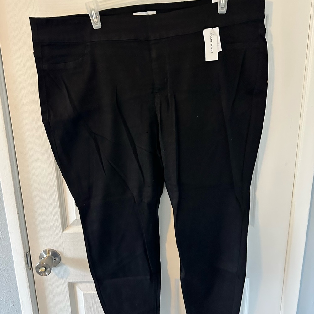 NWT - Lane Bryant Classic Black Pants - size 26p